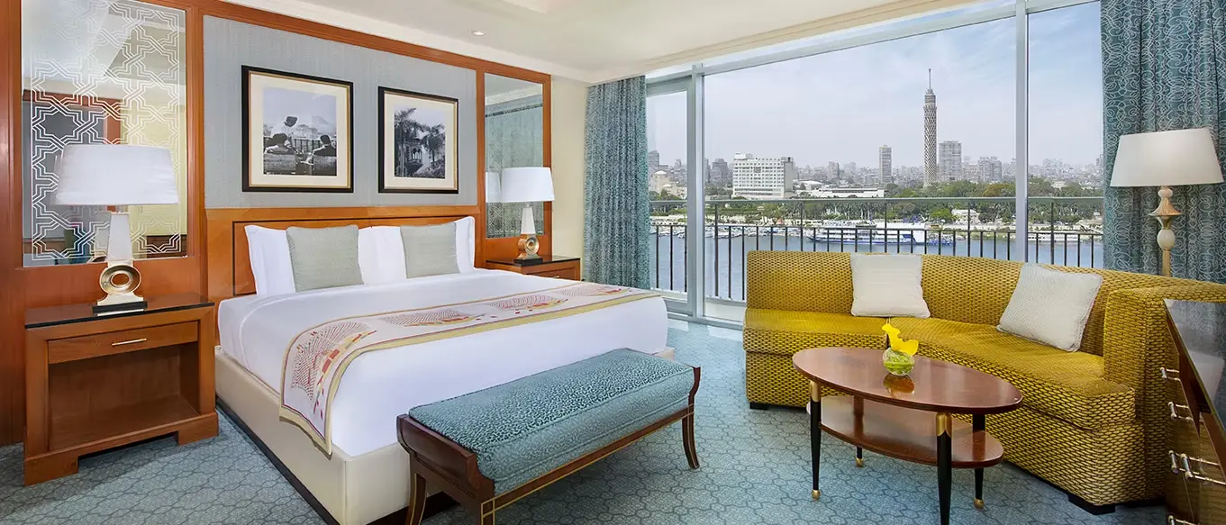 Deluxe room, 1 King, Nile view
